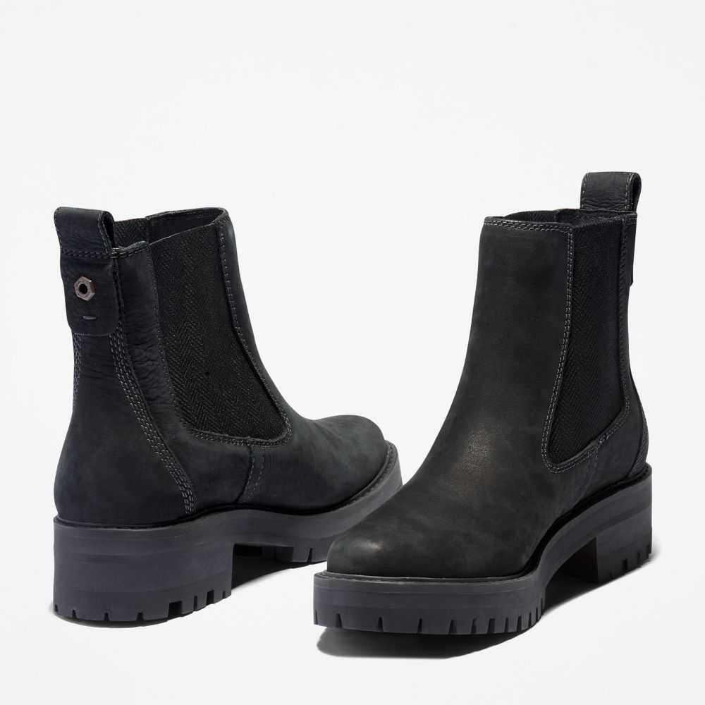 Buty Chelsea Damskie Timberland Pro Courmayeur Valley Czarne | Polska-2687341