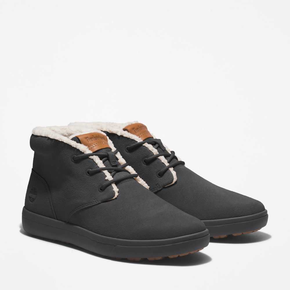 Buty Chukka Męskie Timberland Pro Ashwood Czarne | Polska-0481237