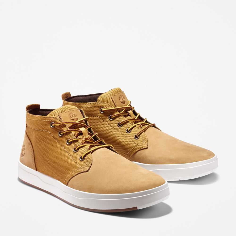 Buty Chukka Męskie Timberland Pro Davis Square Brązowe | Polska-1879346