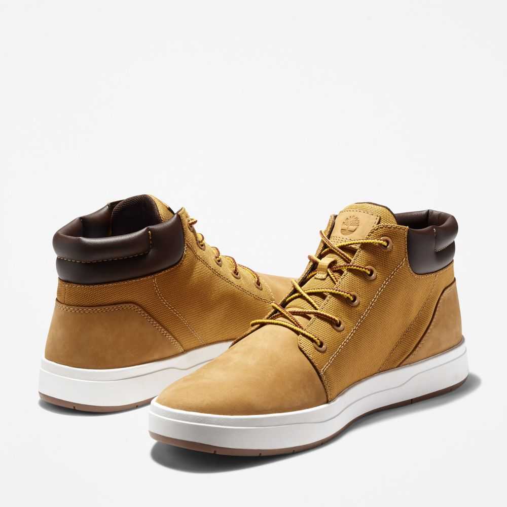 Buty Chukka Męskie Timberland Pro Davis Square Brązowe | Polska-7465120