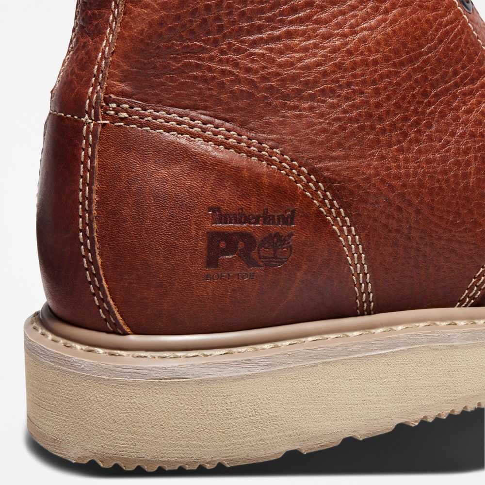 Buty Ochronne Męskie Timberland Pro Barstow Brązowe | Polska-6712598