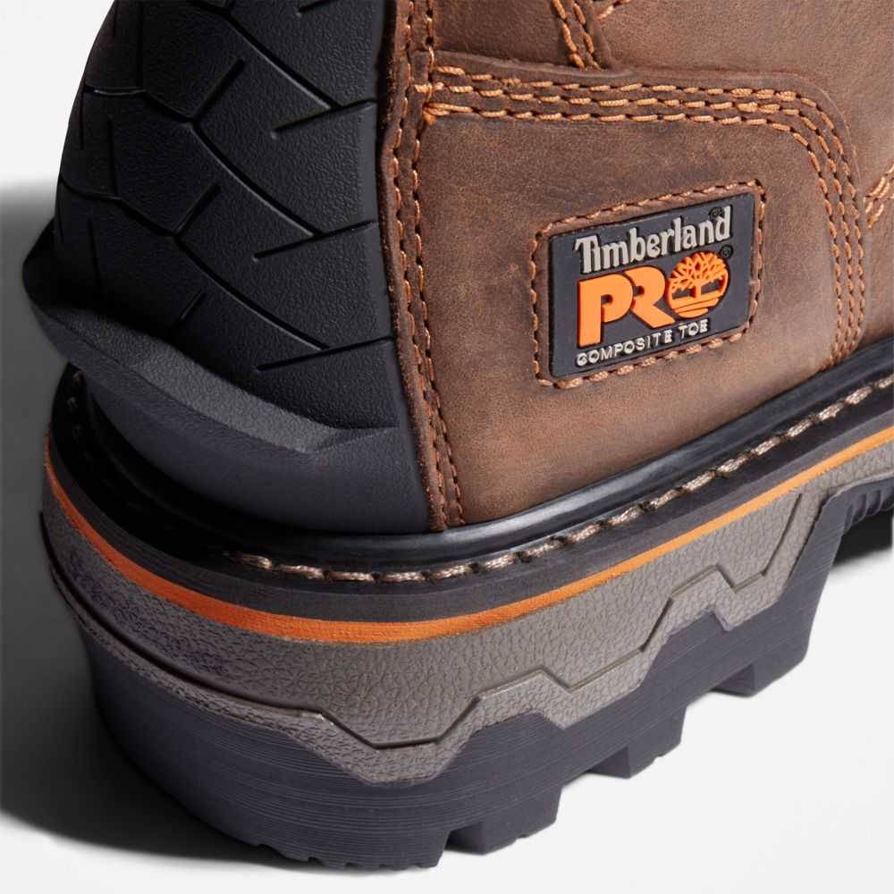 Buty Ochronne Męskie Timberland Pro Boondock Hd Logger Brązowe | Polska-3819250