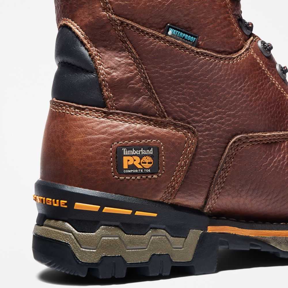 Buty Ochronne Męskie Timberland Pro Boondock 8 Brązowe | Polska-7324106