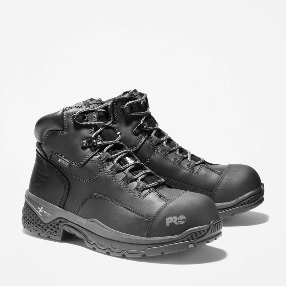 Buty Ochronne Męskie Timberland Pro Bosshog 6 Czarne | Polska-3964820