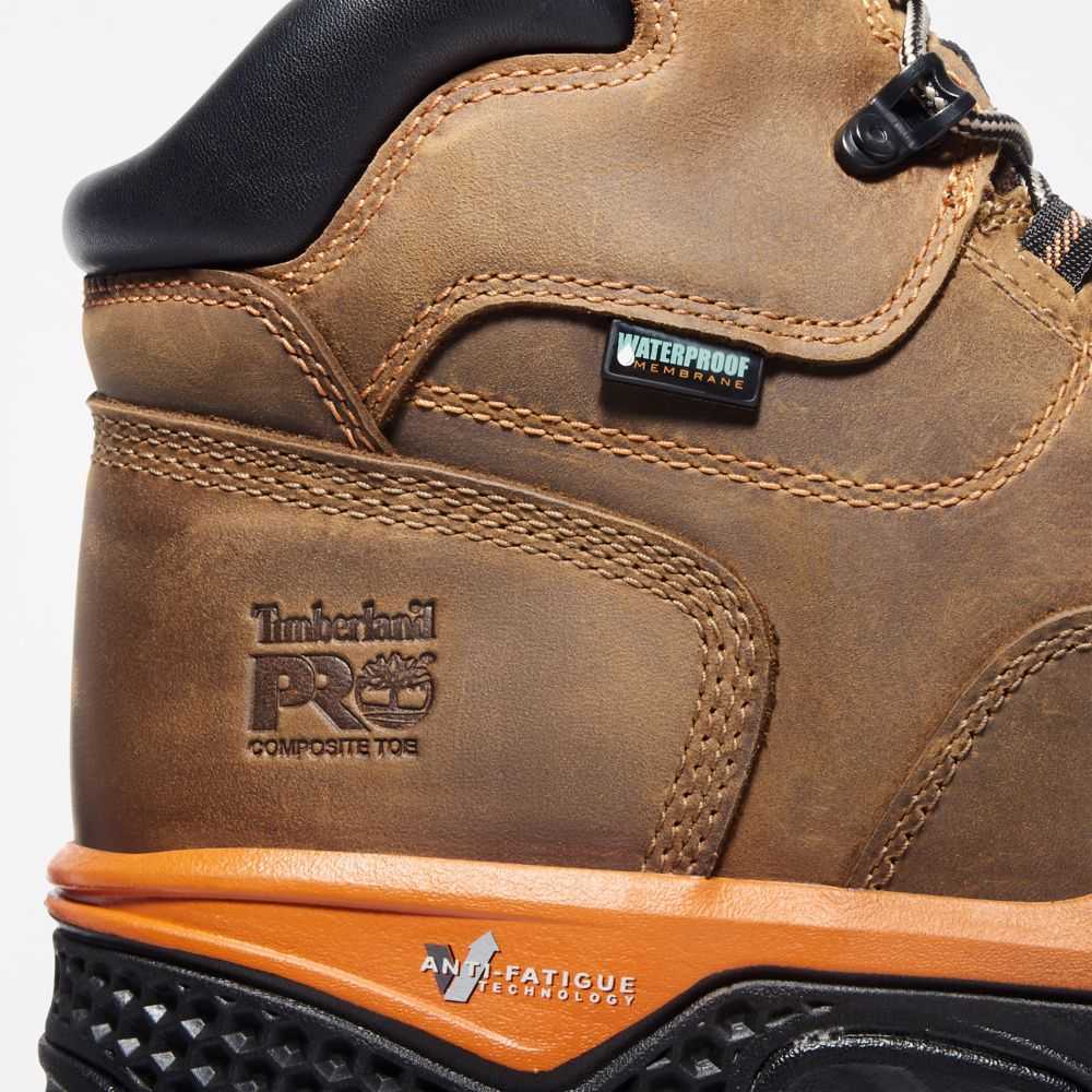 Buty Ochronne Męskie Timberland Pro Bosshog 6 Brązowe | Polska-9643758