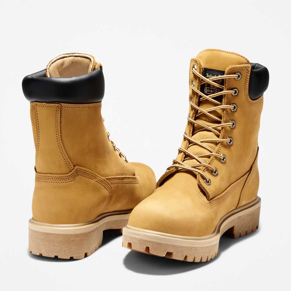 Buty Ochronne Męskie Timberland Pro Direct Attach 8 Brązowe | Polska-0648735