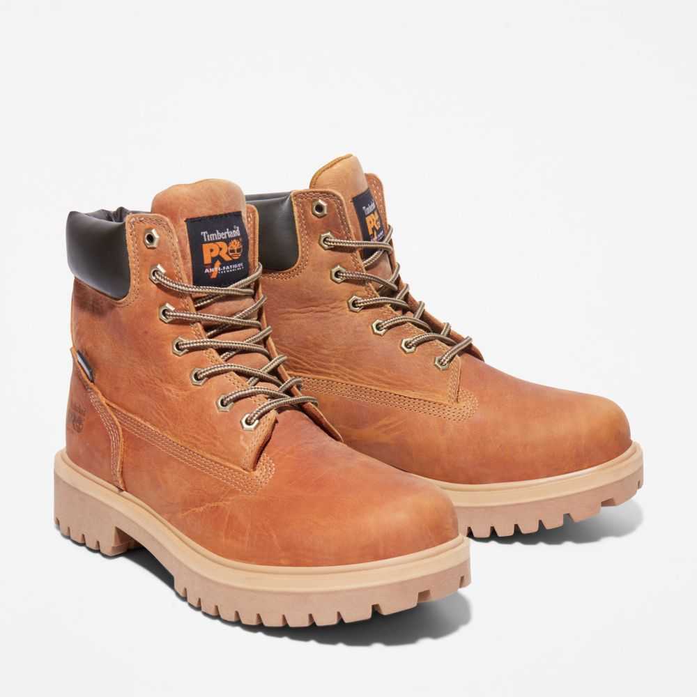 Buty Ochronne Męskie Timberland Pro Direct Attach 6 Złote | Polska-3026587