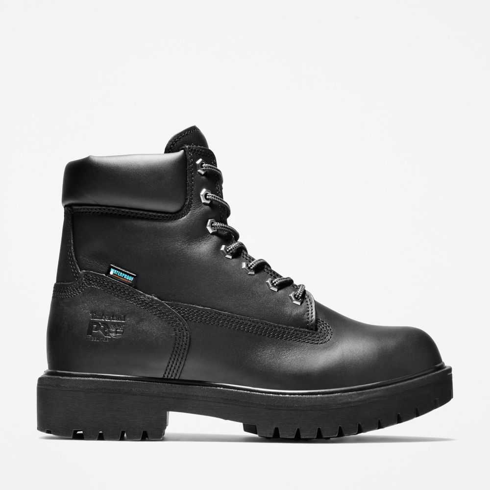 Buty Ochronne Męskie Timberland Pro Direct Attach 6 Czarne | Polska-7896153