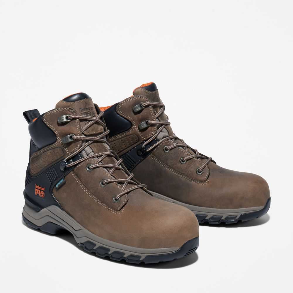 Buty Ochronne Męskie Timberland Pro Hypercharge 6 Kawa | Polska-0165397