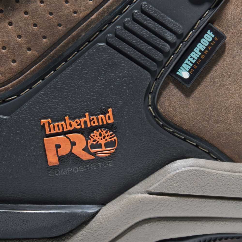 Buty Ochronne Męskie Timberland Pro Hypercharge 6 Kawa | Polska-0165397