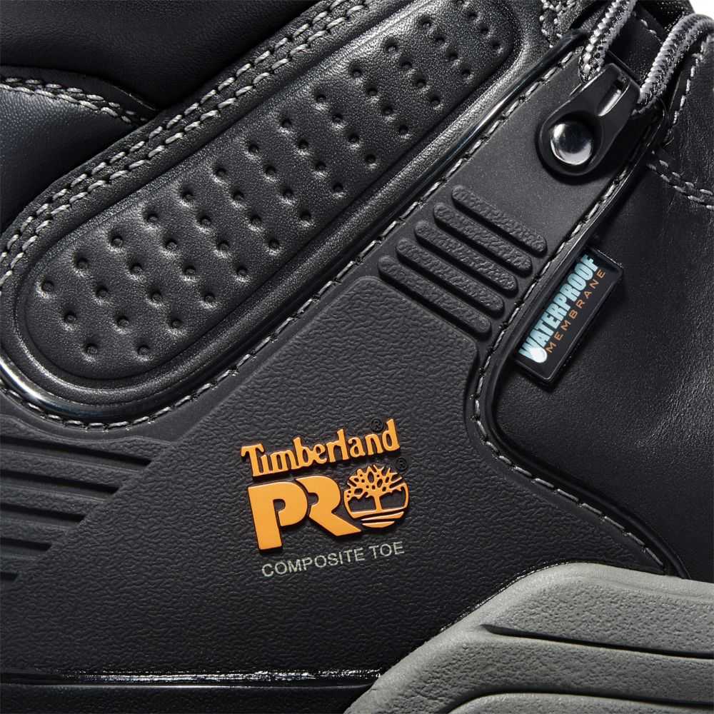 Buty Ochronne Męskie Timberland Pro Hypercharge 6 Czarne | Polska-1059782