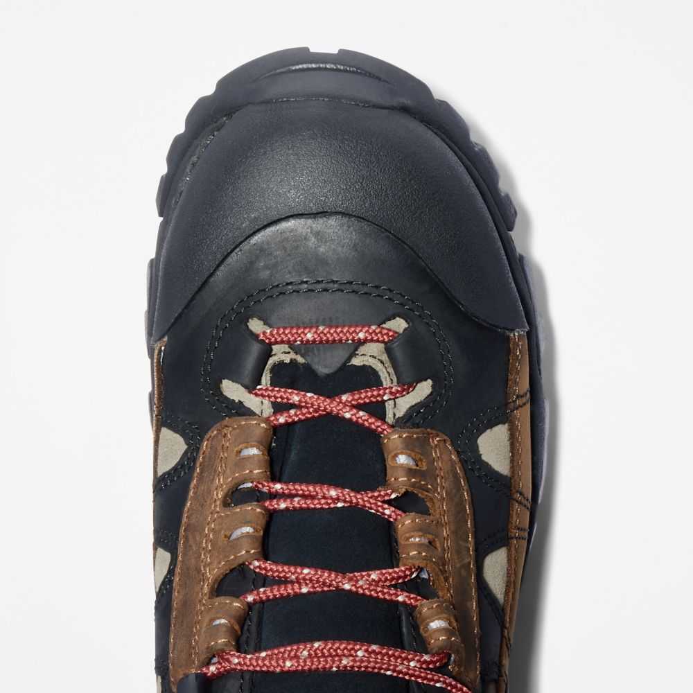 Buty Ochronne Męskie Timberland Pro Hyperion Brązowe Czarne | Polska-3816027