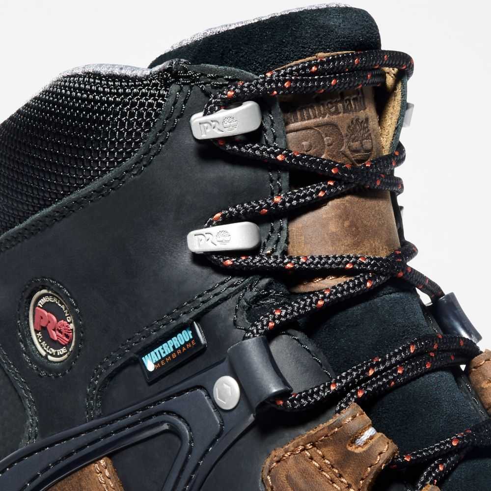 Buty Ochronne Męskie Timberland Pro Hyperion Brązowe Czarne | Polska-3816027