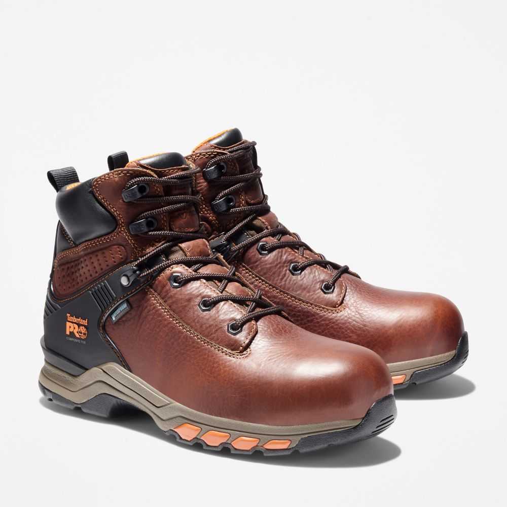 Buty Ochronne Męskie Timberland Pro Hypercharge 6 Brązowe | Polska-6302185