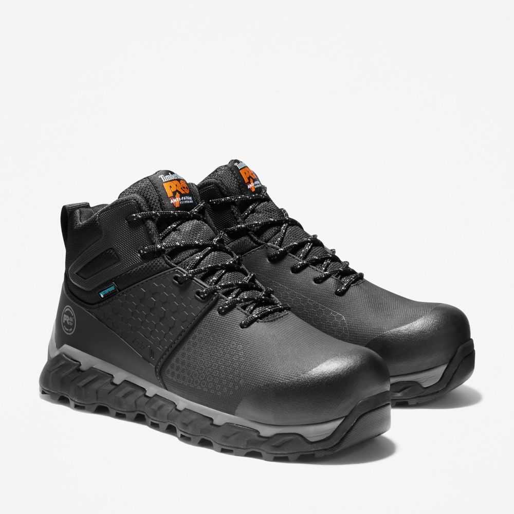 Buty Ochronne Męskie Timberland Pro Ridgework Czarne | Polska-2604978