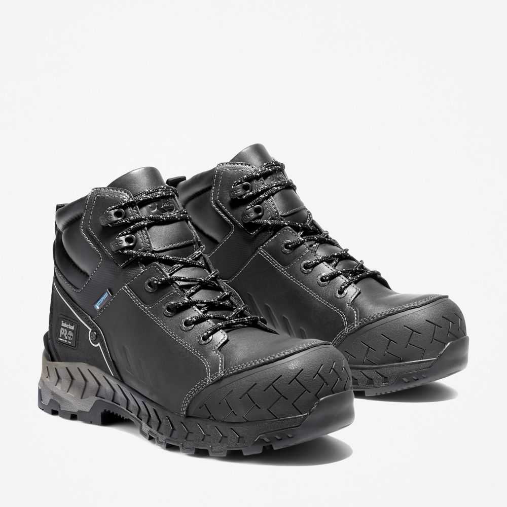 Buty Ochronne Męskie Timberland Pro Robocze Summit Czarne | Polska-9135086