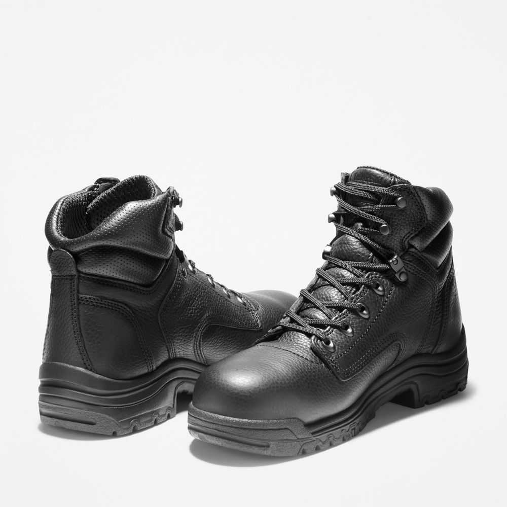 Buty Ochronne Męskie Timberland Pro Titan 6 Czarne | Polska-6205974