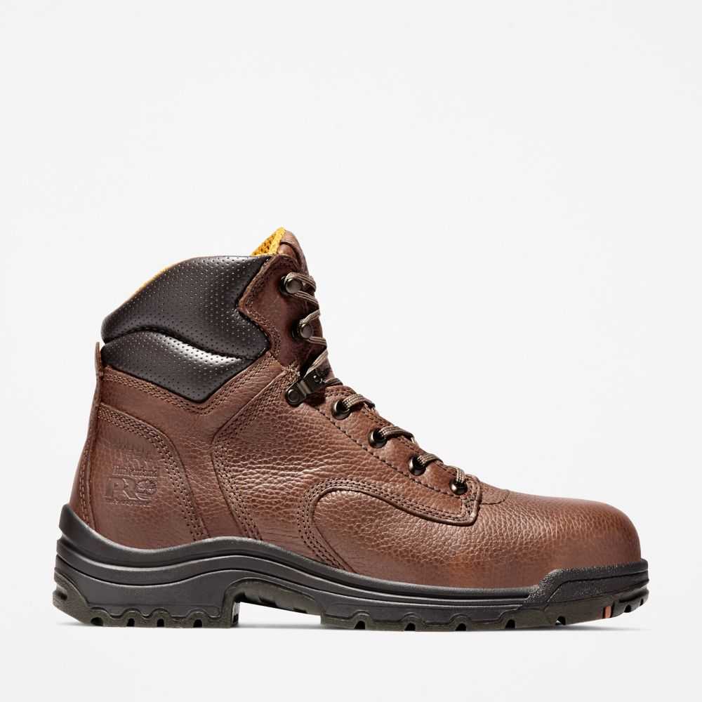 Buty Ochronne Męskie Timberland Pro Titan 6 Kawa | Polska-6304927