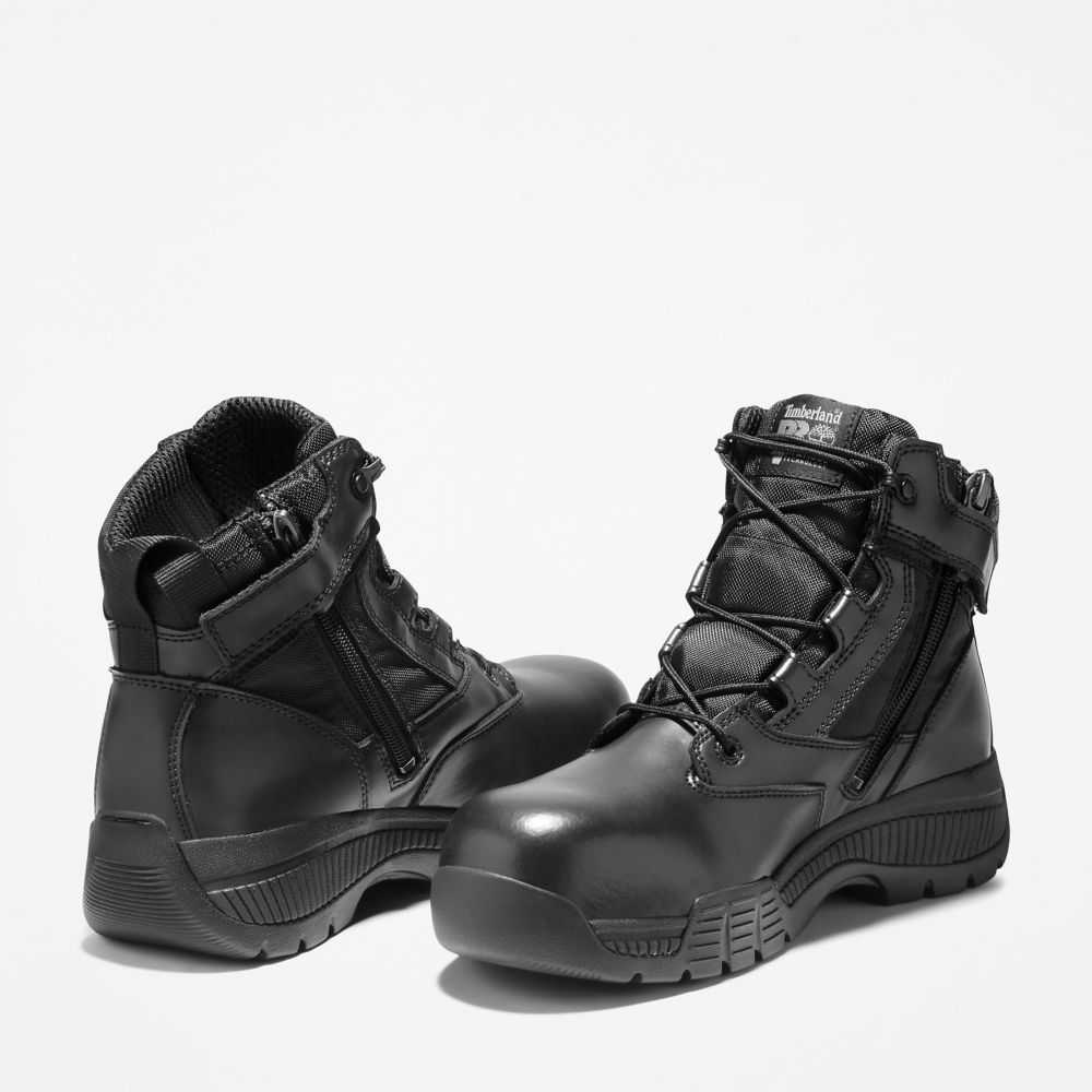 Buty Ochronne Męskie Timberland Pro Valor 6 Czarne | Polska-1728436