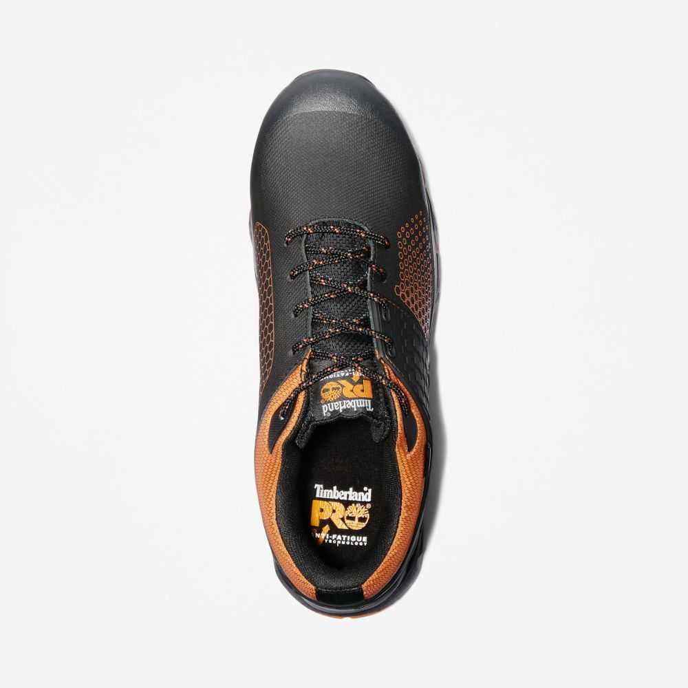 Buty Robocze Męskie Timberland Pro Ridgework Czarne Pomarańczowe | Polska-3259740