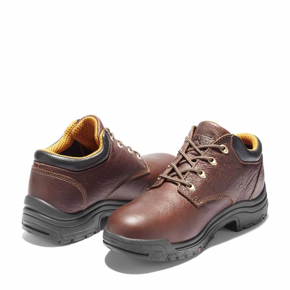 Buty Robocze Męskie Timberland Pro Titan Brązowe | Polska-1586793