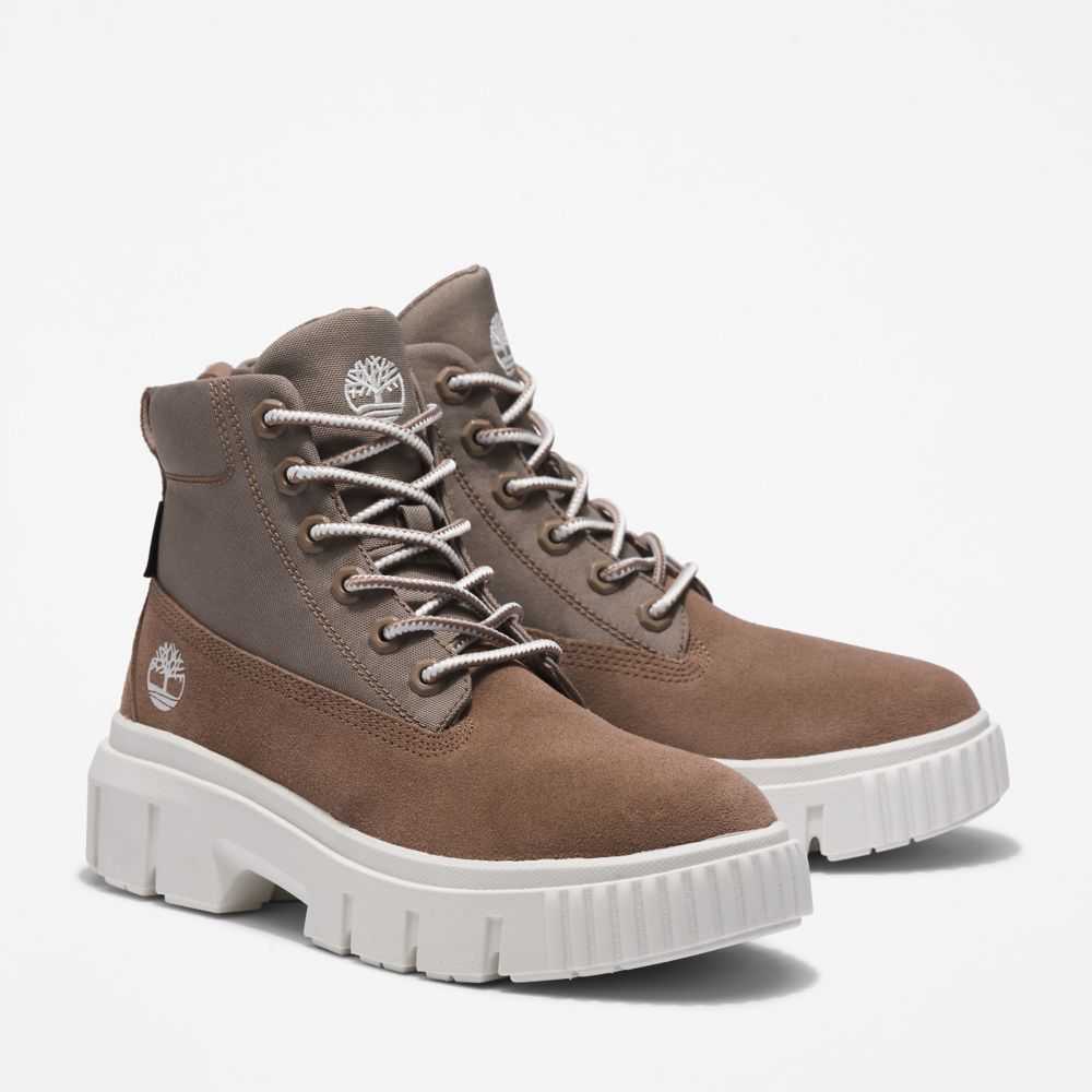 Buty Taktyczne Damskie Timberland Pro Greyfield Beżowe | Polska-8697403