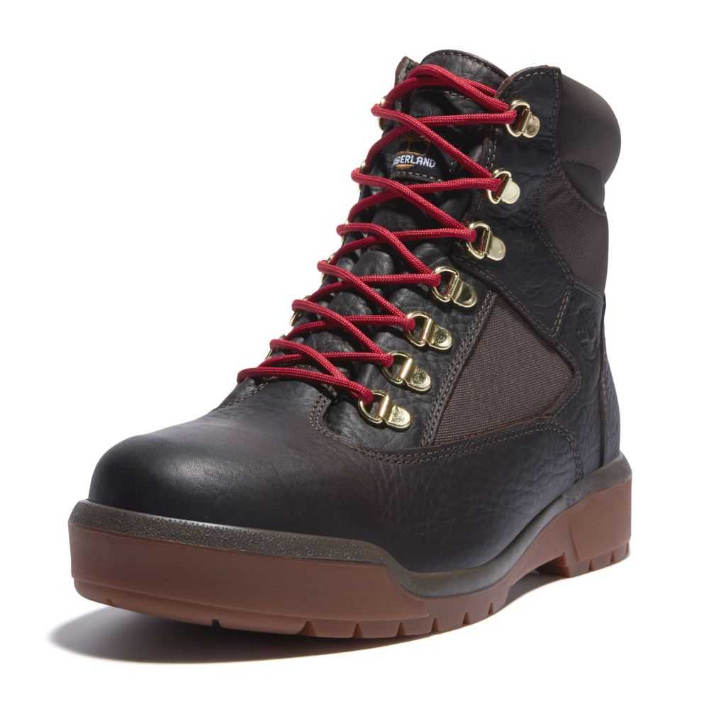 Buty Taktyczne Męskie Timberland Pro 6 Inch Ciemny Brązowe | Polska-0951862