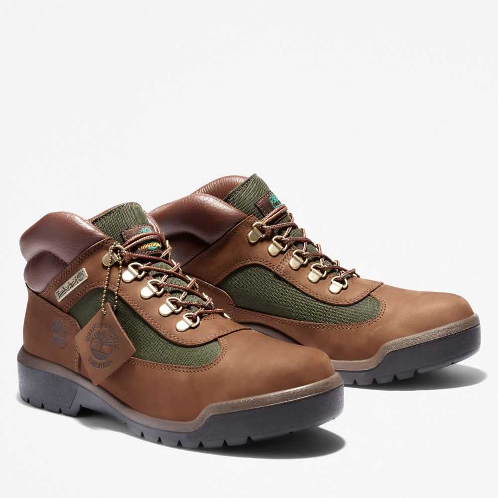 Buty Taktyczne Męskie Timberland Pro Nieprzemakalne Ciemny Brązowe | Polska-2418370