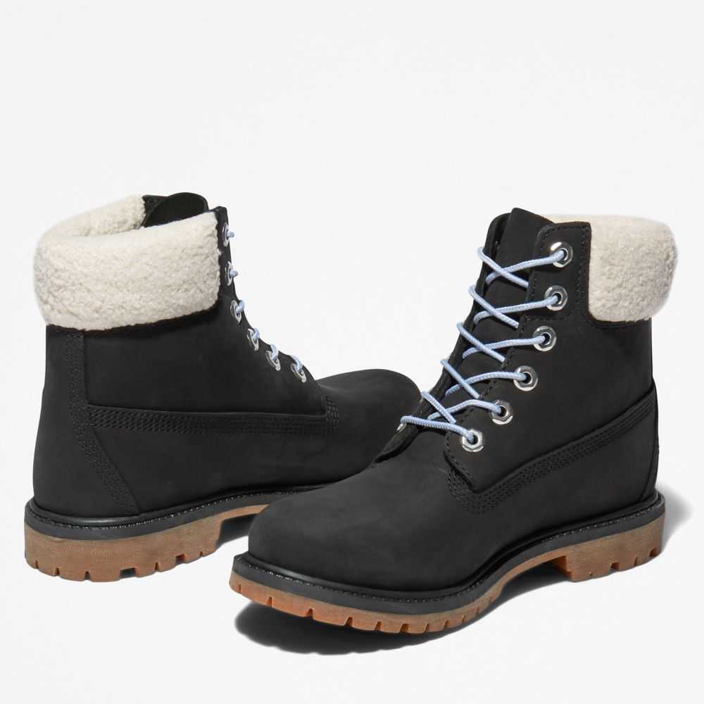 Buty Wodoodporne Damskie Timberland Pro Premium 6 Inch Czarne Szare | Polska-0469385