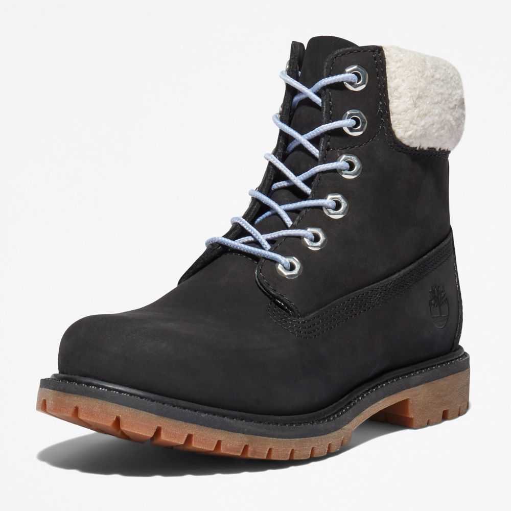 Buty Wodoodporne Damskie Timberland Pro Premium 6 Inch Czarne Szare | Polska-0469385