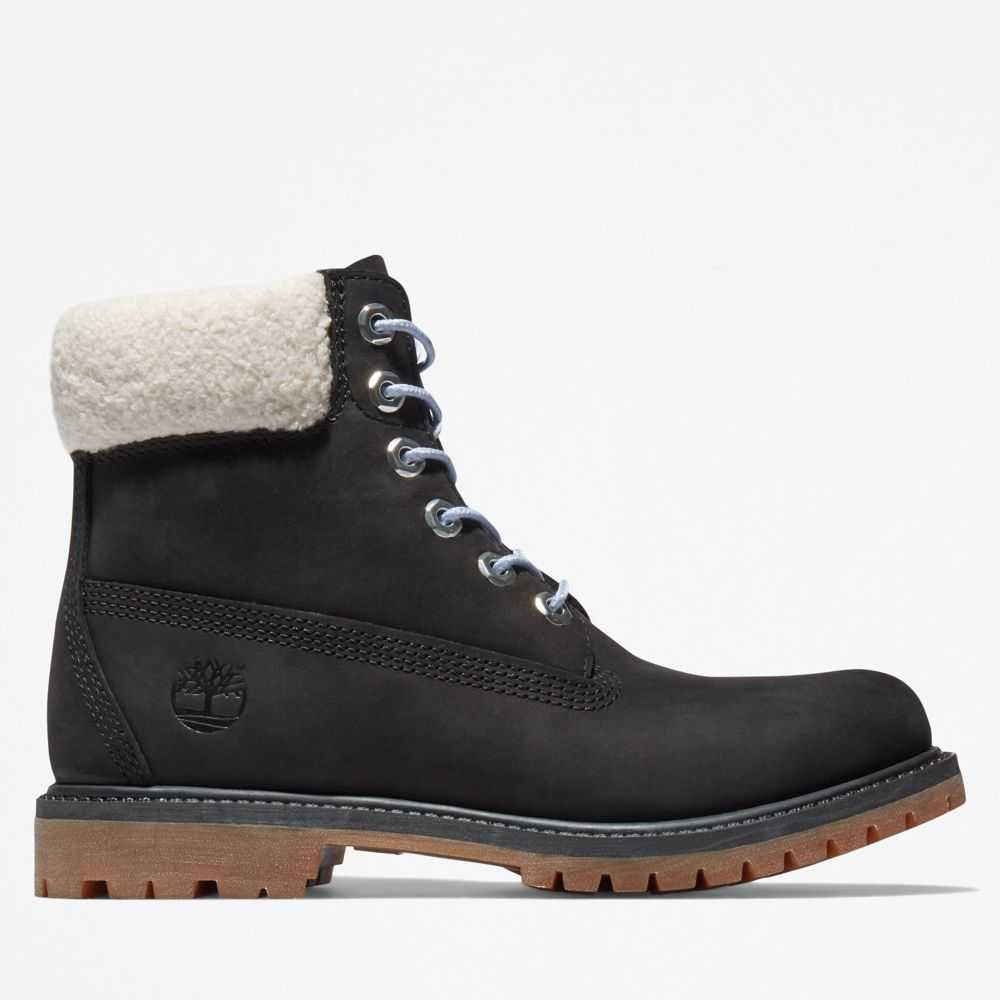 Buty Wodoodporne Damskie Timberland Pro Premium 6 Inch Czarne Szare | Polska-0469385