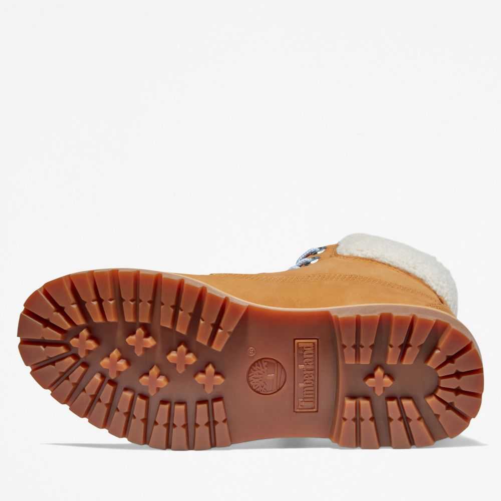 Buty Wodoodporne Damskie Timberland Pro Premium 6 Inch Brązowe Niebieskie | Polska-2143605