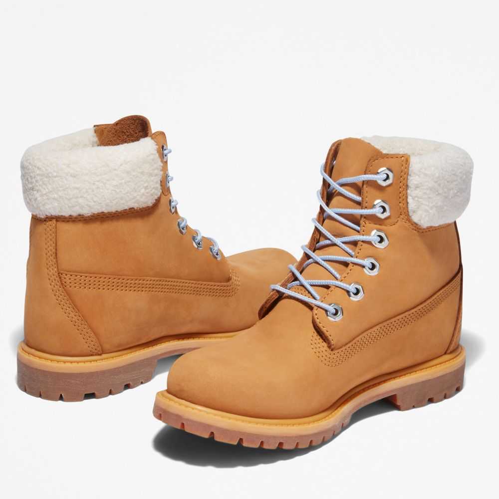 Buty Wodoodporne Damskie Timberland Pro Premium 6 Inch Brązowe Niebieskie | Polska-2143605