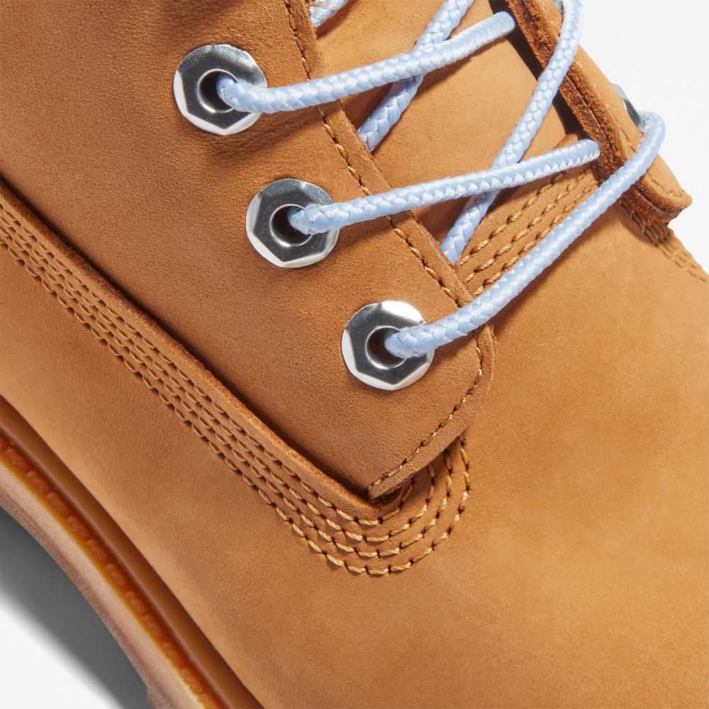 Buty Wodoodporne Damskie Timberland Pro Premium 6 Inch Brązowe Niebieskie | Polska-2143605