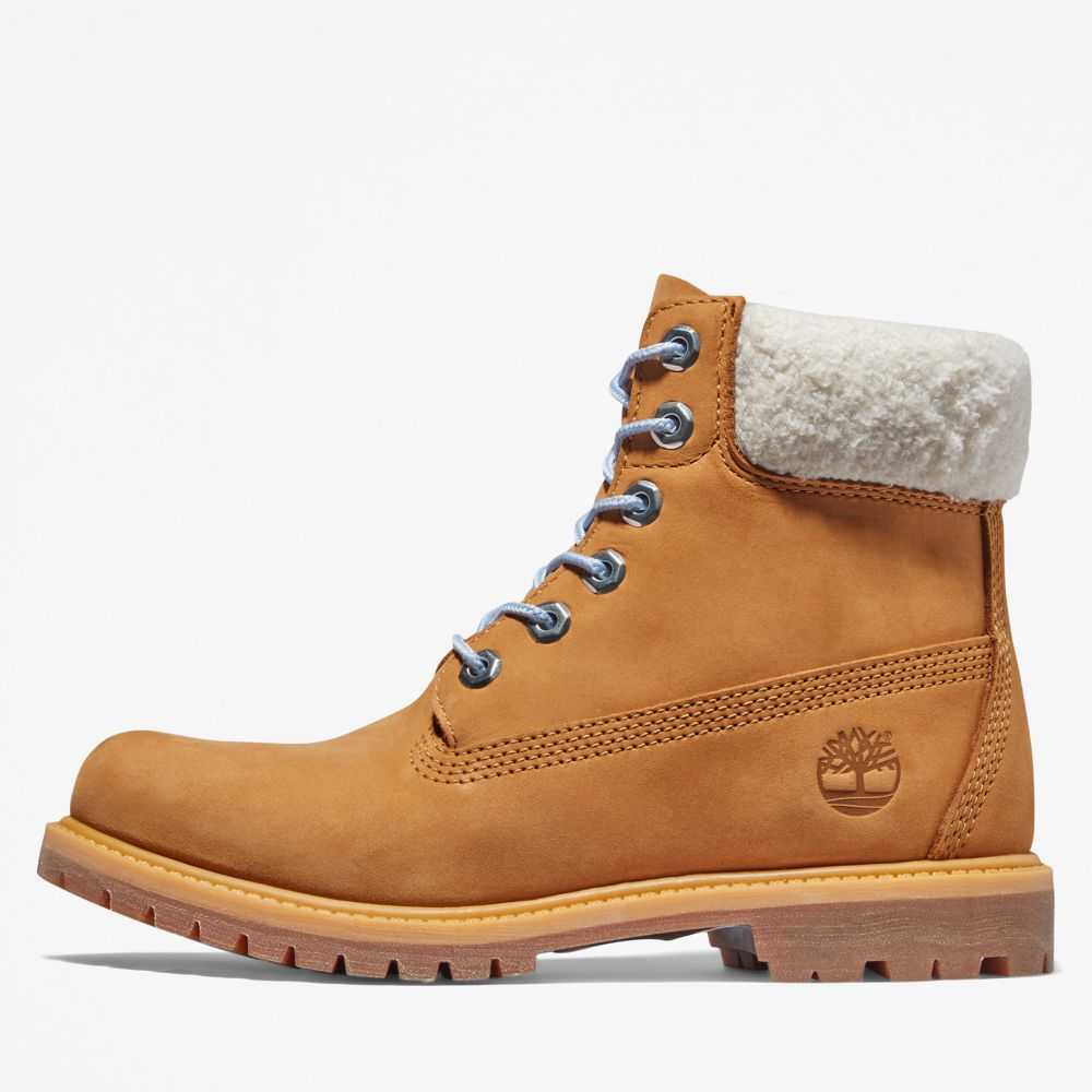 Buty Wodoodporne Damskie Timberland Pro Premium 6 Inch Brązowe Niebieskie | Polska-2143605