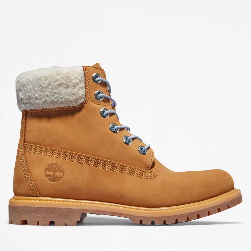 Buty Wodoodporne Damskie Timberland Pro Premium 6 Inch Brązowe Niebieskie | Polska-2143605