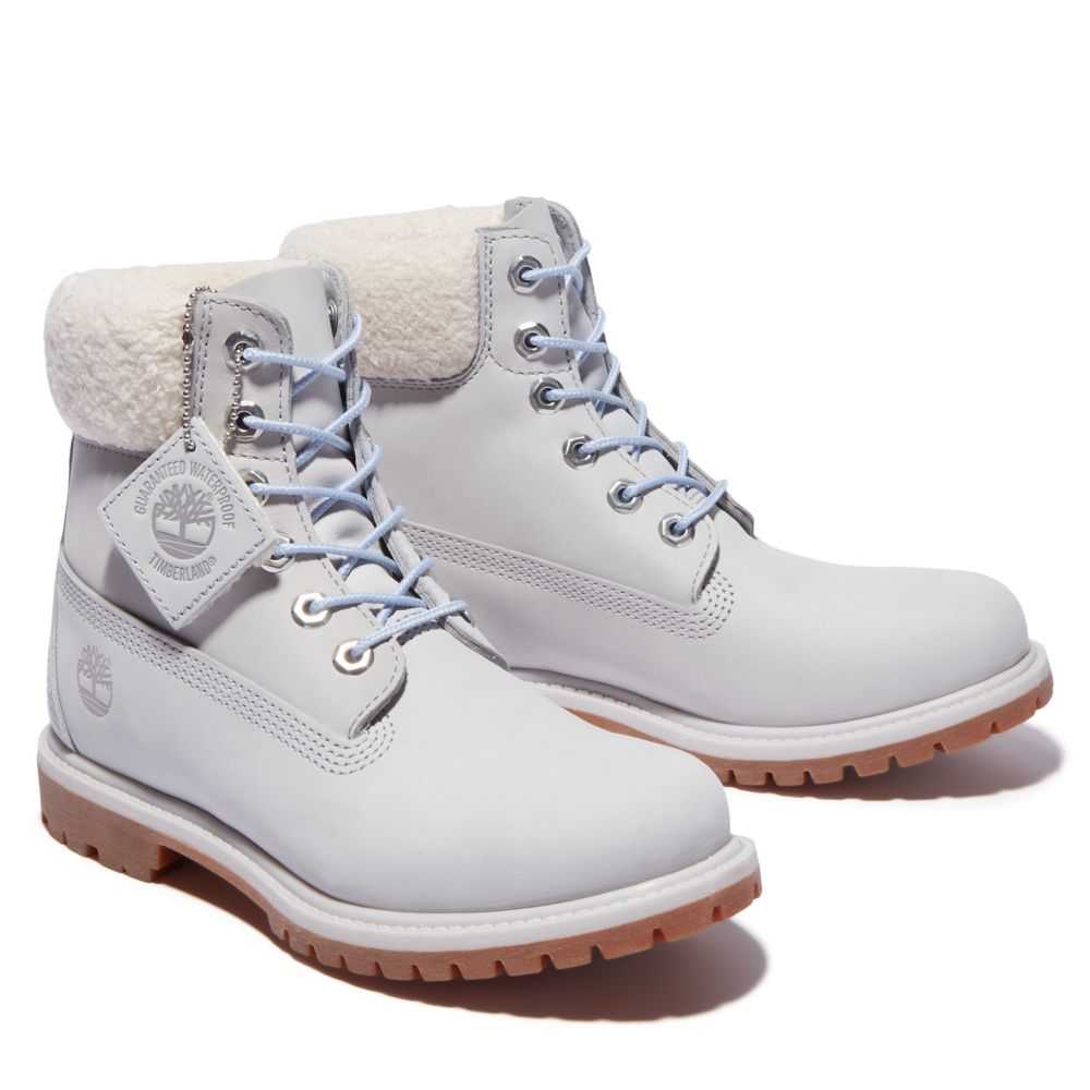 Buty Wodoodporne Damskie Timberland Pro Premium 6 Inch Szare | Polska-5342781