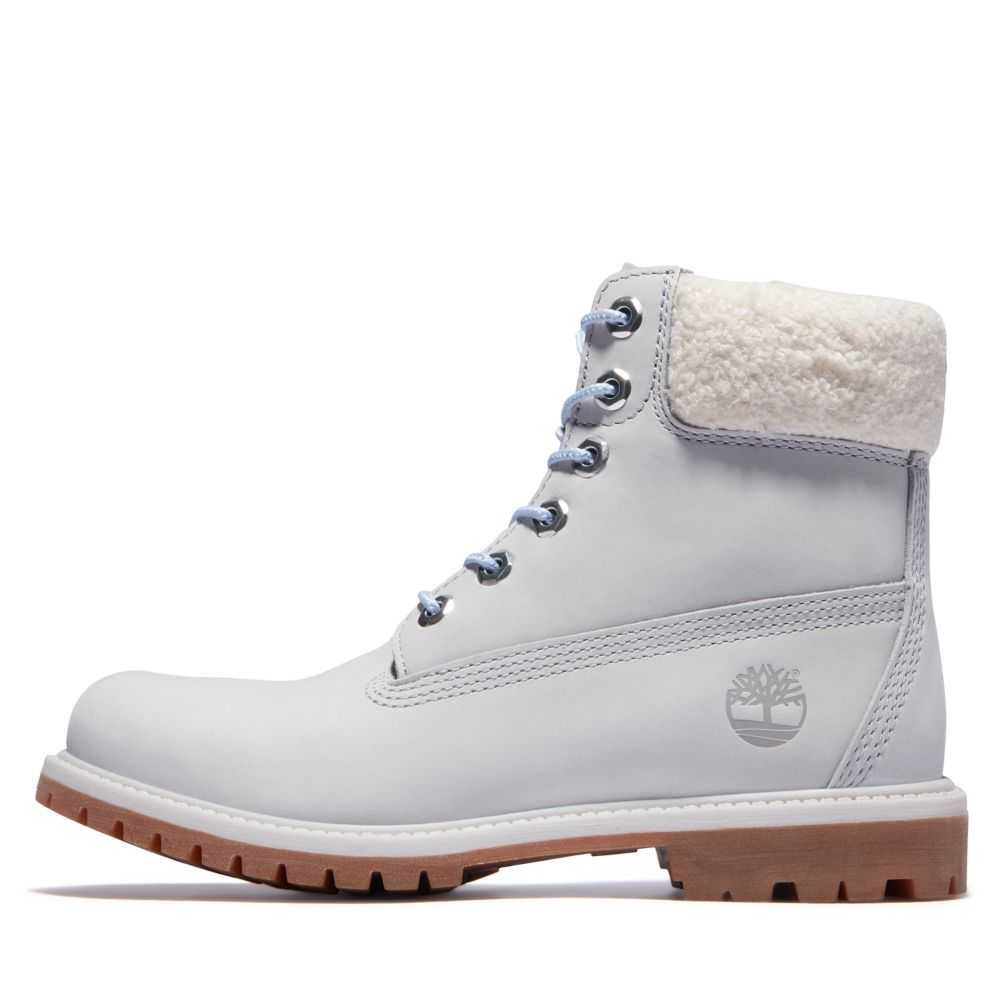 Buty Wodoodporne Damskie Timberland Pro Premium 6 Inch Szare | Polska-5342781