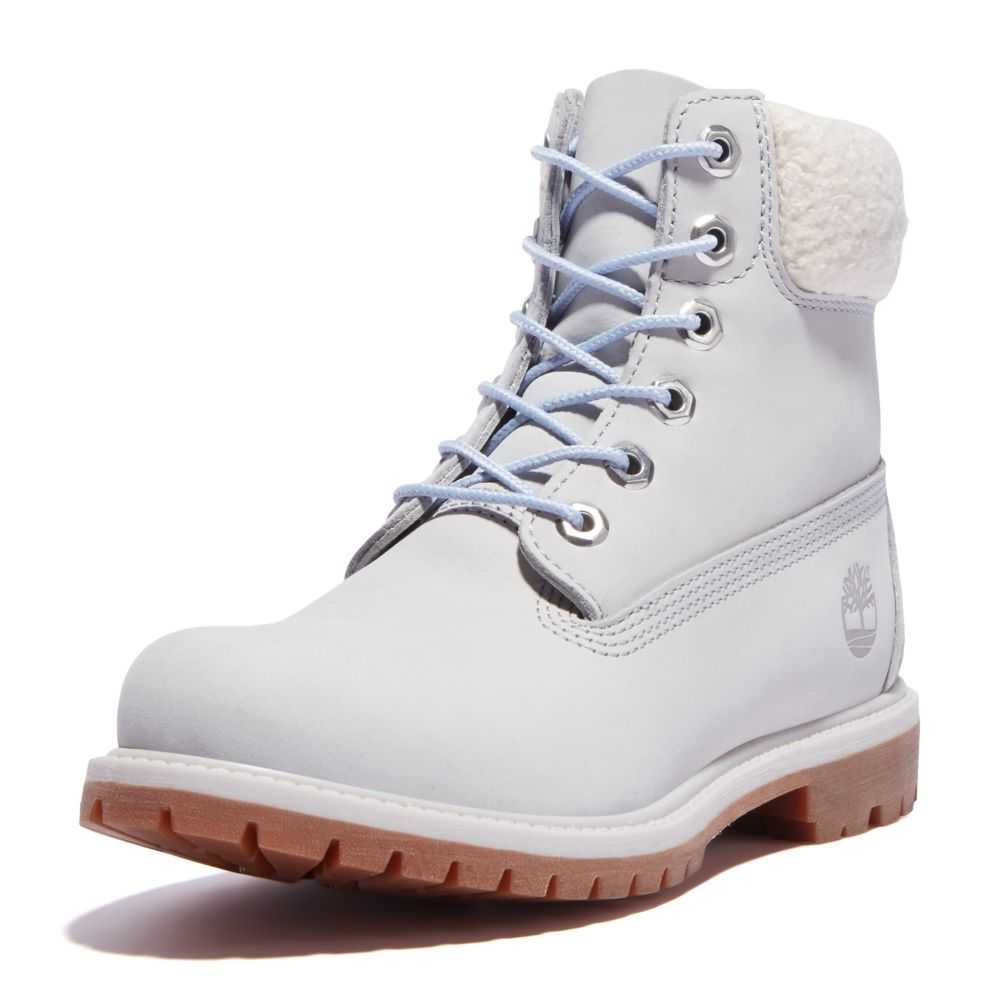 Buty Wodoodporne Damskie Timberland Pro Premium 6 Inch Szare | Polska-5342781