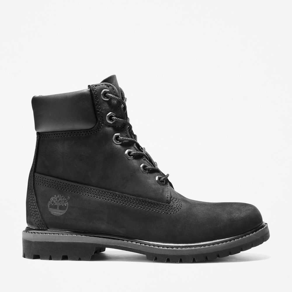 Buty Wodoodporne Damskie Timberland Pro Premium 6 Inch Czarne | Polska-7631429