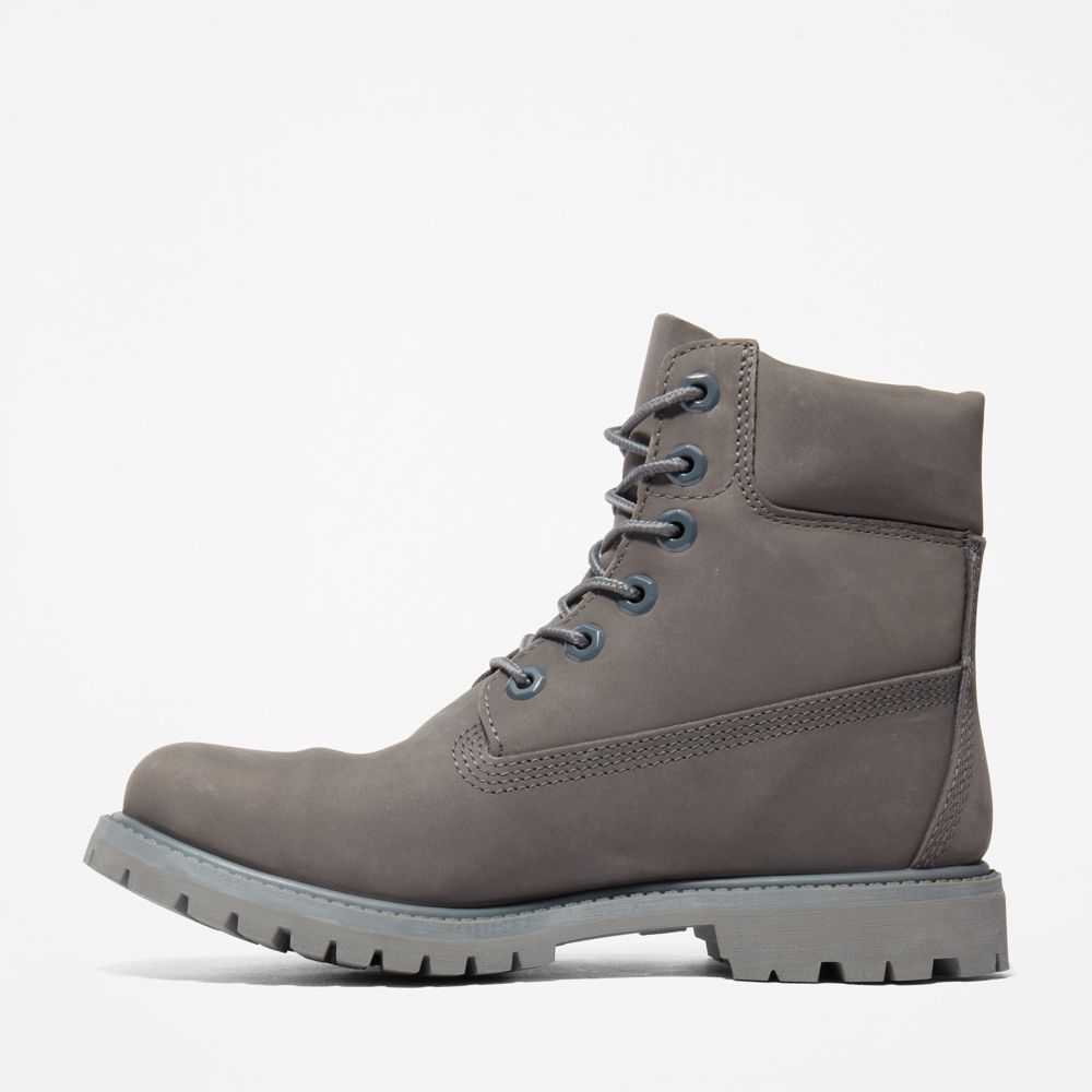 Buty Wodoodporne Damskie Timberland Pro Premium 6 Inch Szare | Polska-8162395