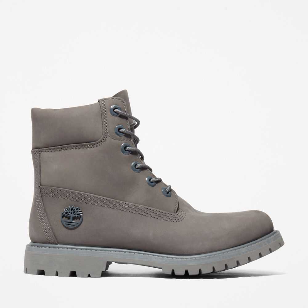 Buty Wodoodporne Damskie Timberland Pro Premium 6 Inch Szare | Polska-8162395