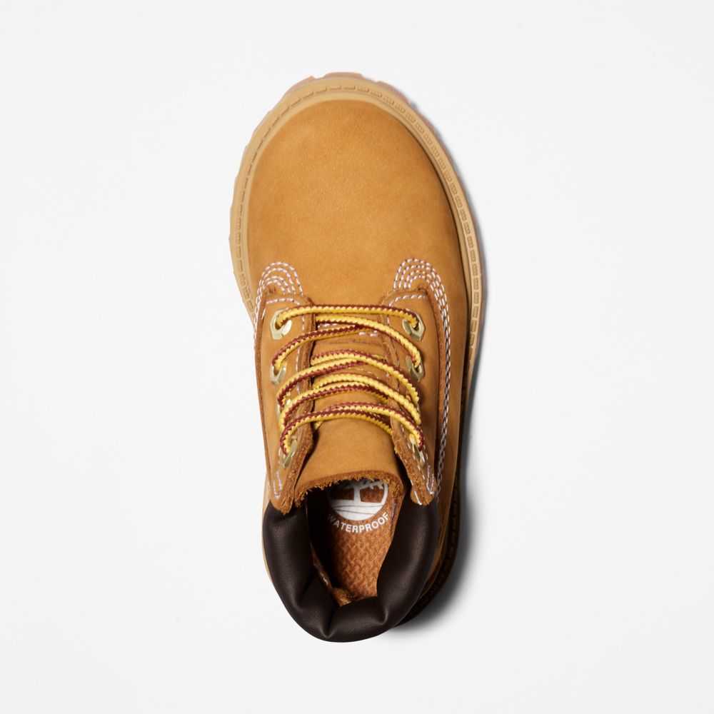 Buty Wodoodporne Dziecięce Timberland Pro Premium 6 Inch Brązowe | Polska-0278356