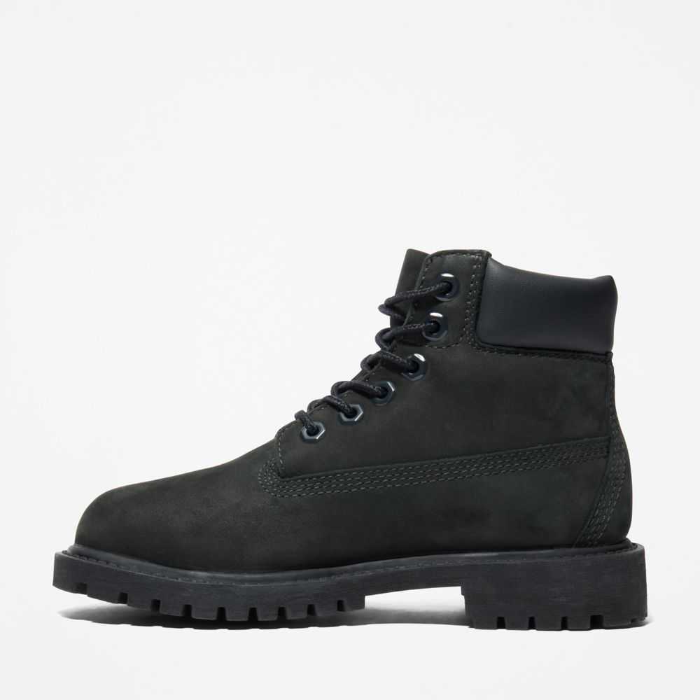 Buty Wodoodporne Dziecięce Timberland Pro Premium 6 Inch Czarne | Polska-2587319