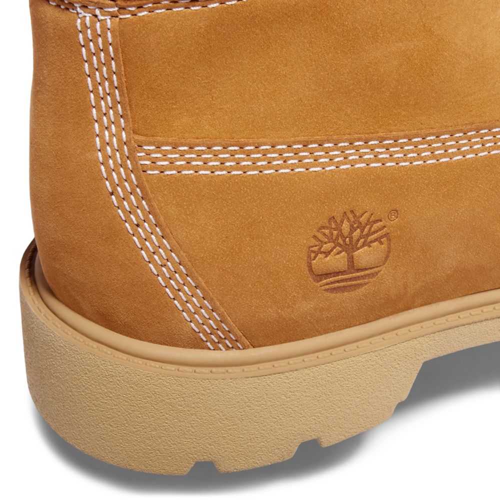 Buty Wodoodporne Dziecięce Timberland Pro Klasyczne 6 Inch Brązowe | Polska-6879425