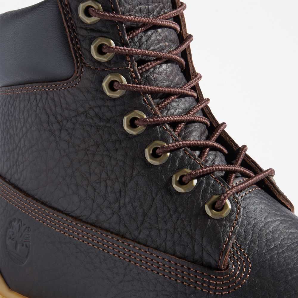 Buty Wodoodporne Męskie Timberland Pro Premium 6 Inch Ciemny Brązowe | Polska-6547108