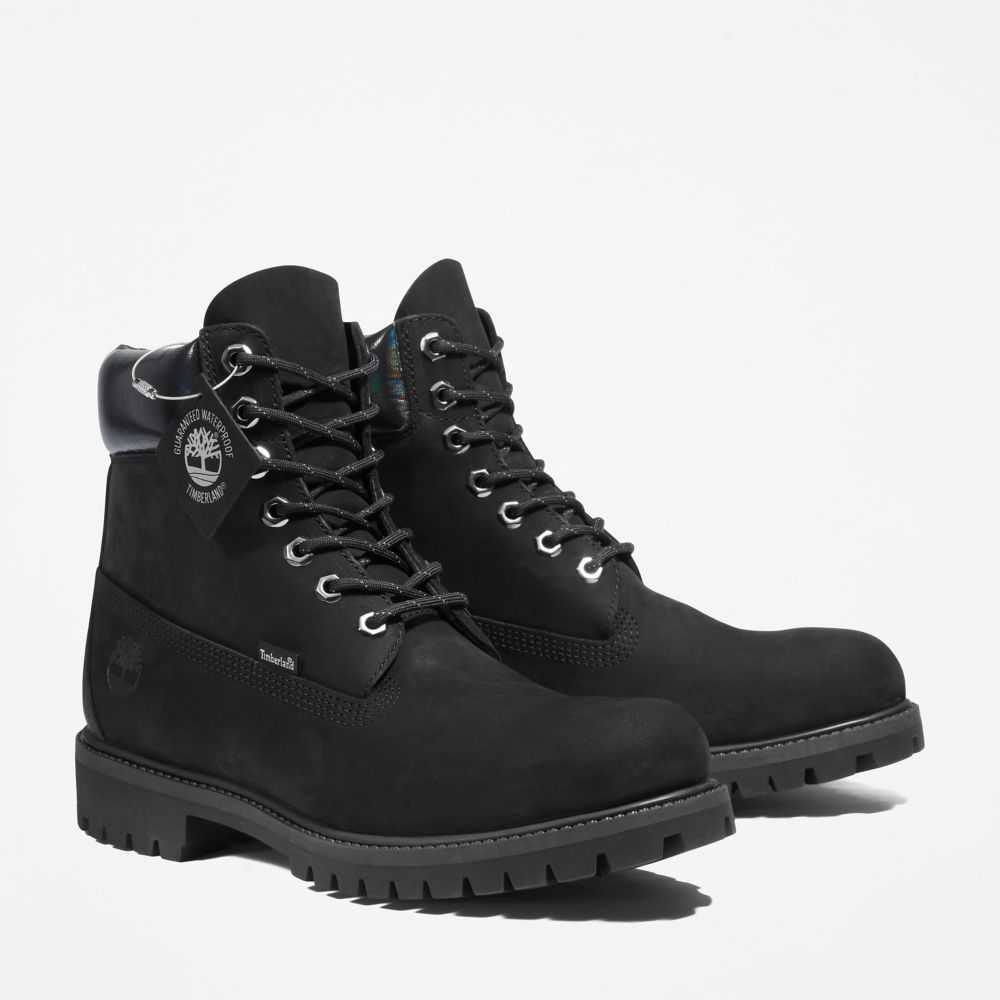 Buty Wodoodporne Męskie Timberland Pro Premium 6 Inch Czarne | Polska-9532164