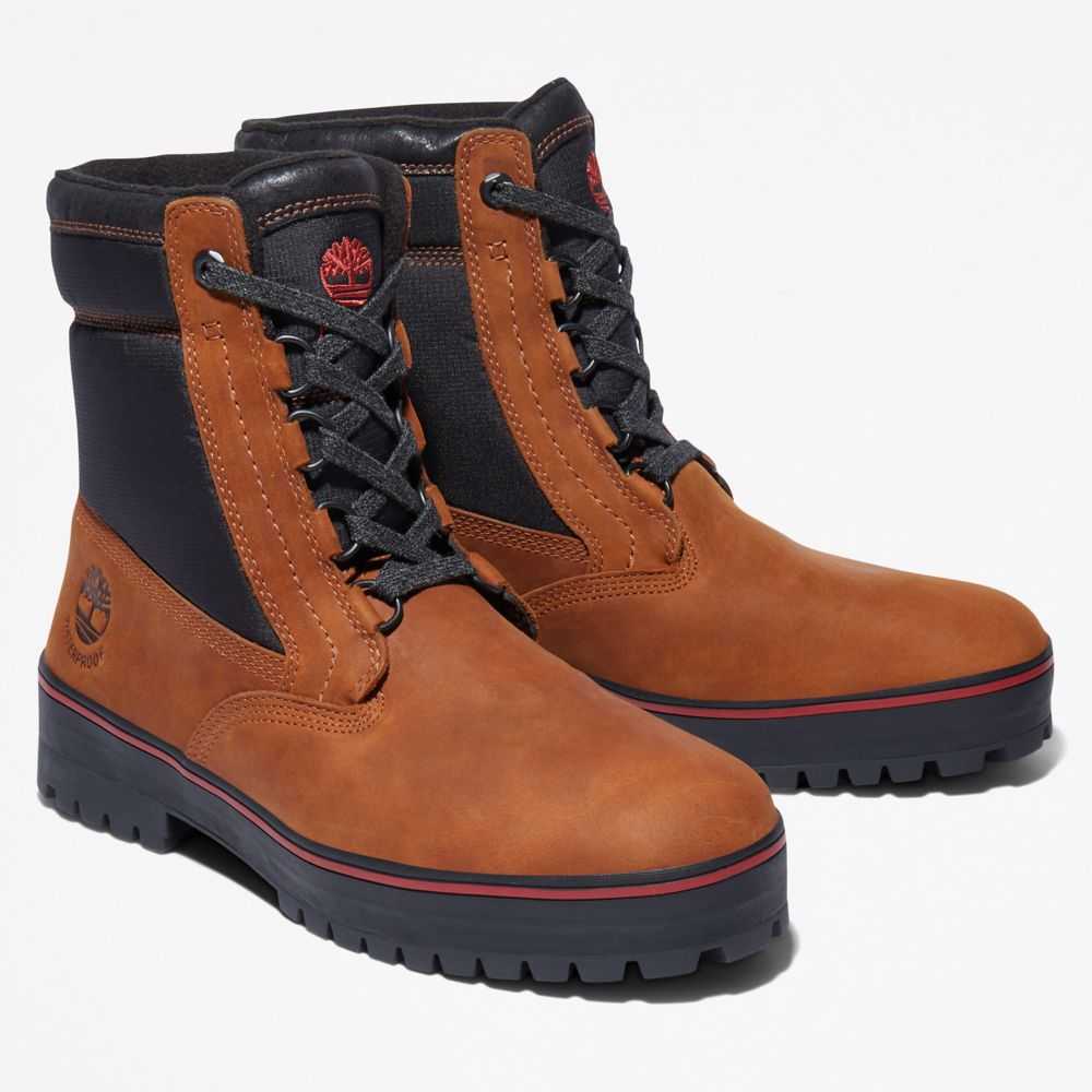 Buty Wodoodporne Męskie Timberland Pro Spruce Mountain Brązowe | Polska-2134759