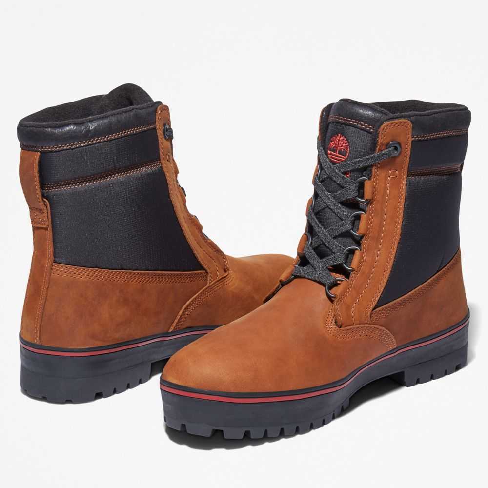 Buty Wodoodporne Męskie Timberland Pro Spruce Mountain Brązowe | Polska-2134759