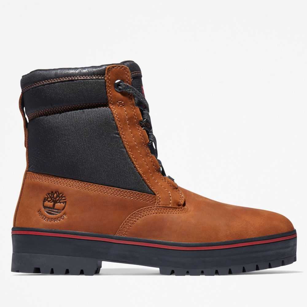 Buty Wodoodporne Męskie Timberland Pro Spruce Mountain Brązowe | Polska-2134759